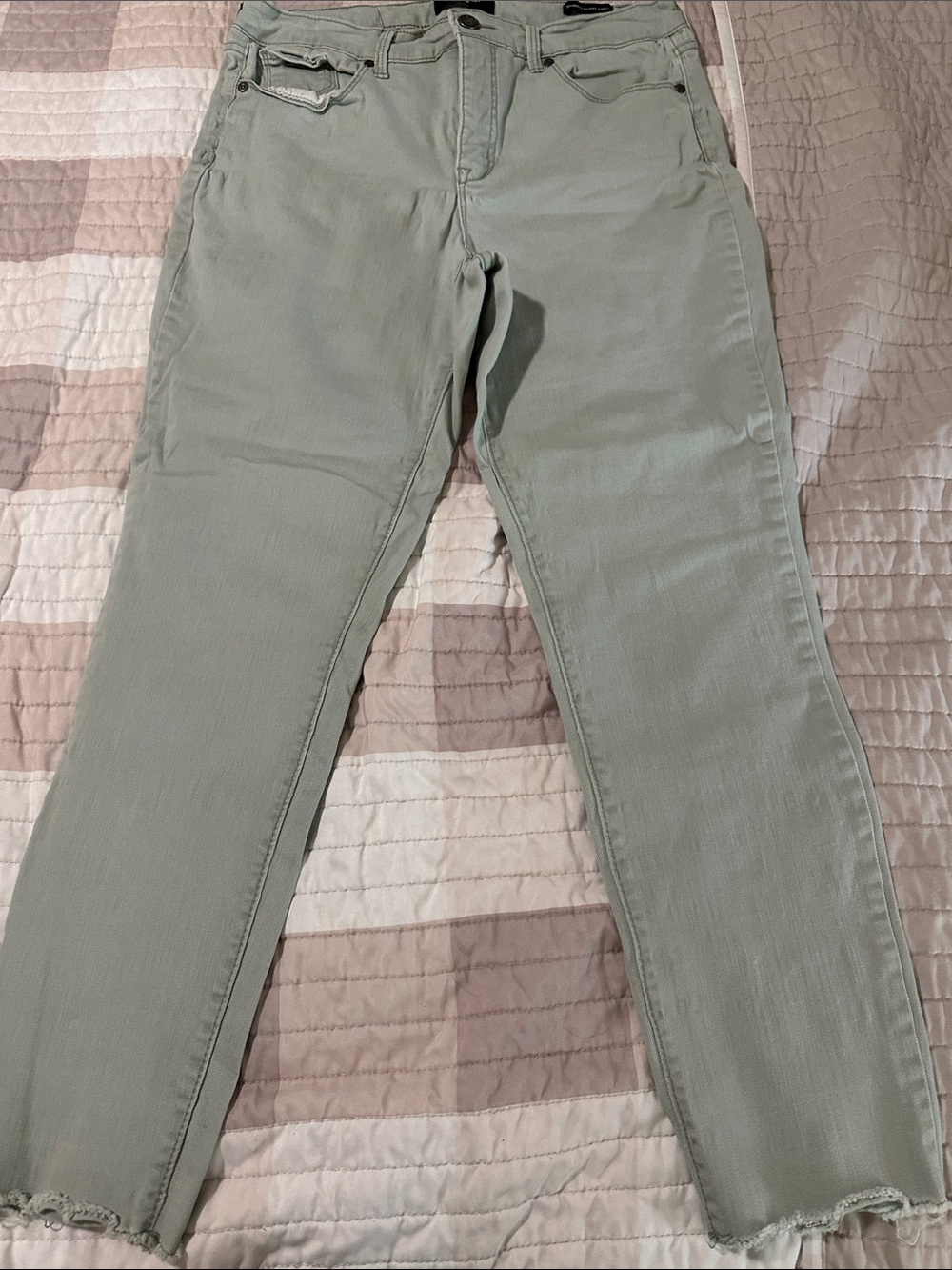 Nine West Light Sage Green Jeans